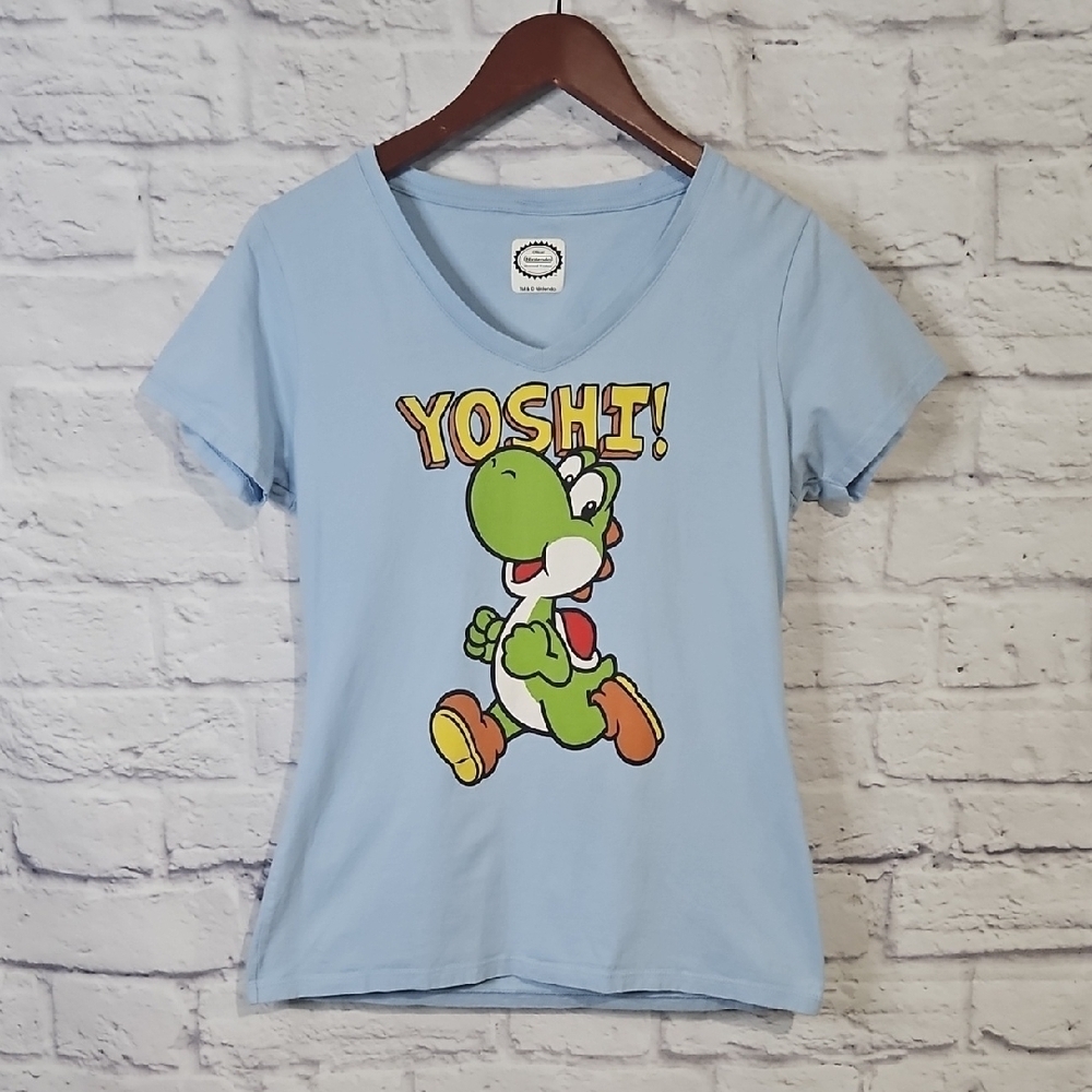 Nintendo Yoshi Light Blue T-Shirt
